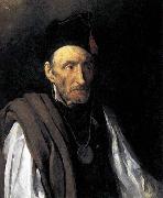 Theodore   Gericault Man with Delusions of Military Command oil painting reproduction